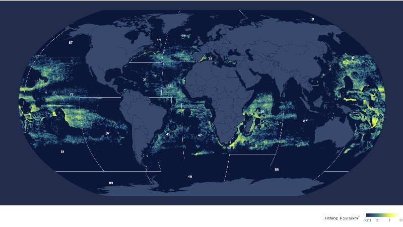 Global and European Fisheries Map 