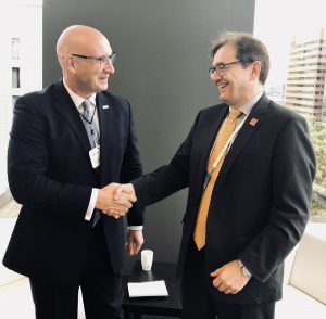Global Fishing Watch CEO, Tony Long, meeting with Canada's Minister of Fisheries, Oceans and the Canadian Coast Guard, Jonathan Wilkinson ahead of the G7 Ministerial meeting