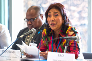 Minister Pudjiastuti of Indonesia