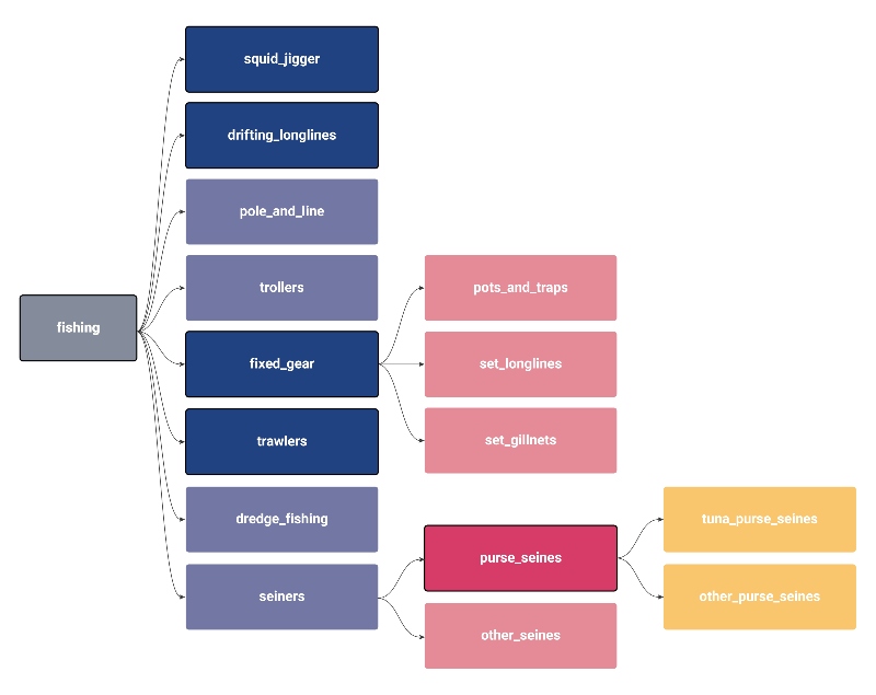 Fishing Classification Hierarchy